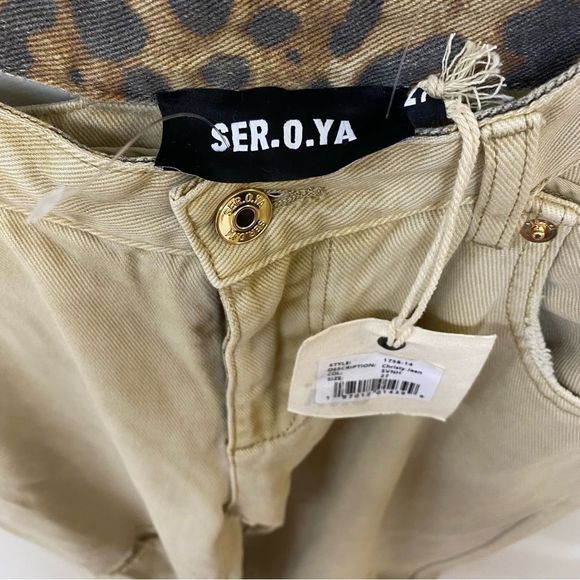 SER.O.YA Christy Low Rise Boyfriend Jean in Savannah Revolve Size 27 - Picture 5 of 10
